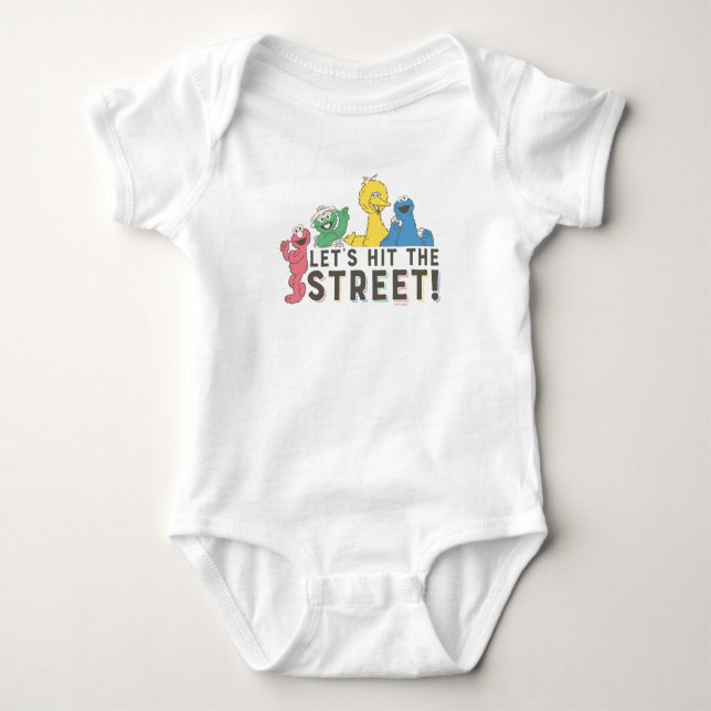 Body Para Bebê Sesame Street | Vamos à Rua! (Frente)