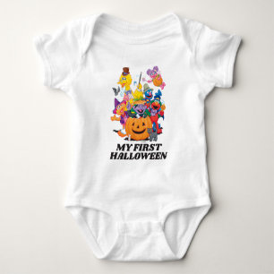Body Para Bebê Sésamo Street Pals O Meu Primeiro Halloween