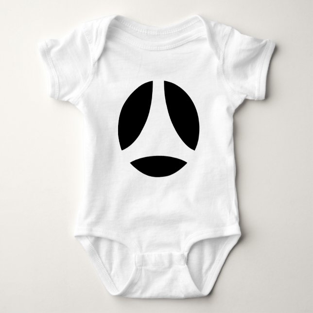 Body Para Bebê Seta de Bola de Curva (Frente)