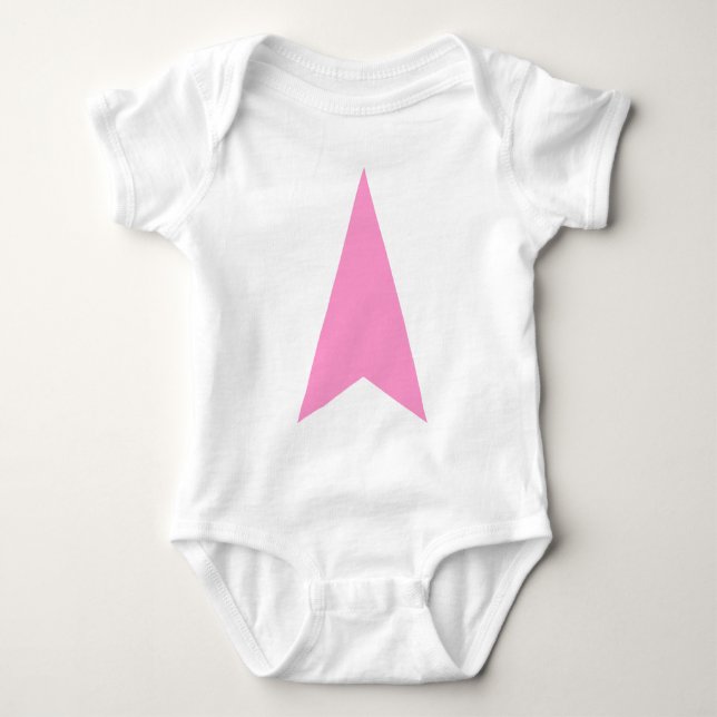 Body Para Bebê Seta de Direção (Frente)