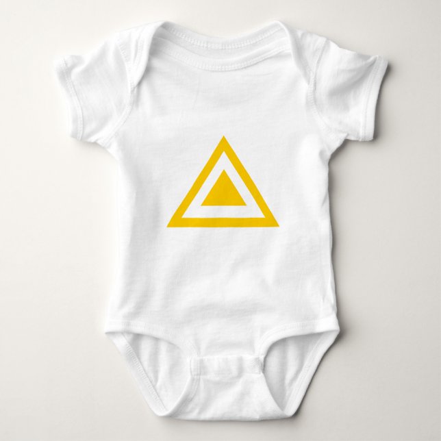 Body Para Bebê Seta Triangular 01 (Frente)