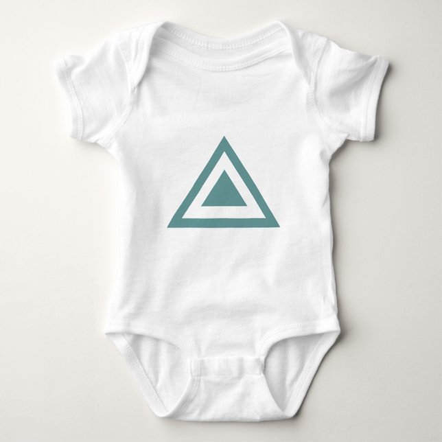 Body Para Bebê Seta Triangular 01 (Frente)