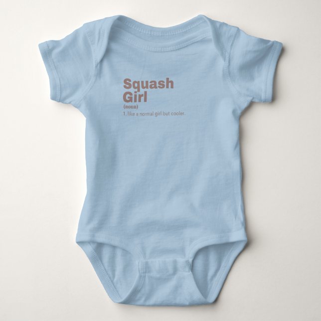 Body Para Bebê sh Girl - Squash (Frente)