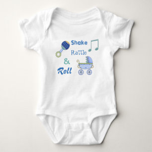 Body Para Bebê Shake Rattle and Roll Baby Boy's Bonitinho