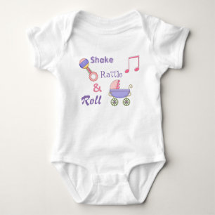 Body Para Bebê Shake Rattle and Roll Baby Girl's Bonitão