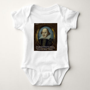 Body Para Bebê Shakespeare & Sua Famosa Citação de Sentimentos
