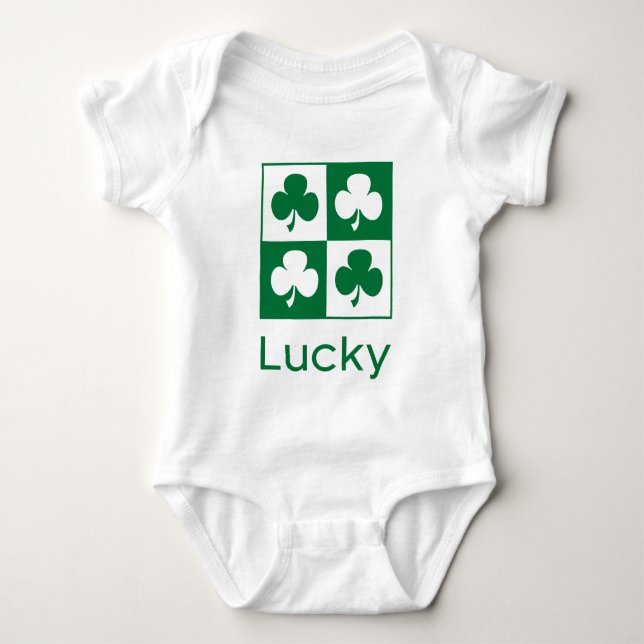 Body Para Bebê Shamrock (Frente)