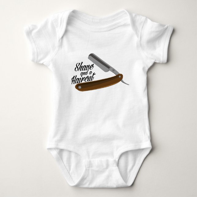 Body Para Bebê Shave Razor (Frente)