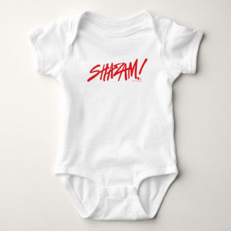 Body Para Bebê SHAZAM! Fury of the Gods | Logotipo vermelho