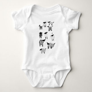 Body Para Bebê Sheep doodles