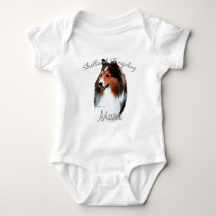 Body Para Bebê Shetland Sheepdog (sable) Mãe 2