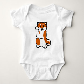Body Para Bebê Shiba afortunado