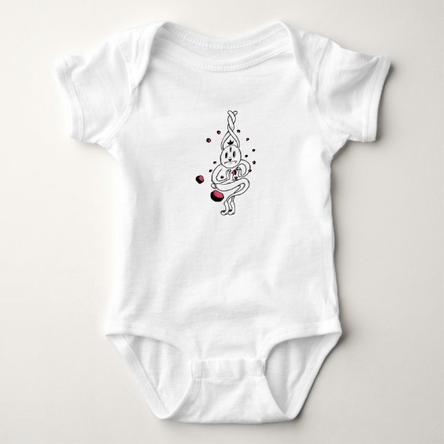 Body Para Bebê Shy Ghost (Frente)