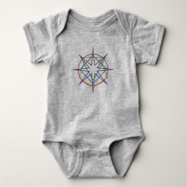 Body Para Bebê Sigilo de Geometria Sagrada