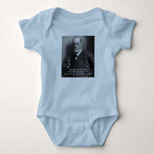 Body Para Bebê Sigmund Freud "um dia." o bebê cresce - escolha a