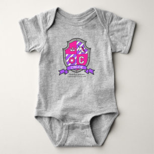 Body Para Bebê Significado do nome Chloe princesa unicórnio letra