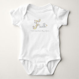 Body Para Bebê Significado do nome de menina Fiadh Monograma F de