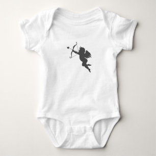 Body Para Bebê Silhueta de amor ciúpide
