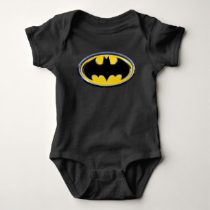 Body Para Bebê Símbolo Batman Logotipo clássico