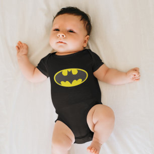 Body Para Bebê Símbolo Batman Logotipo Oval Bat