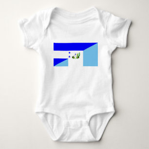 Body Para Bebê símbolo da bandeira do país de honduras guatemal