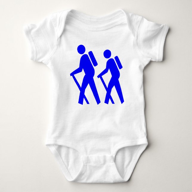 Body Para Bebê Símbolo de caminhada (Frente)