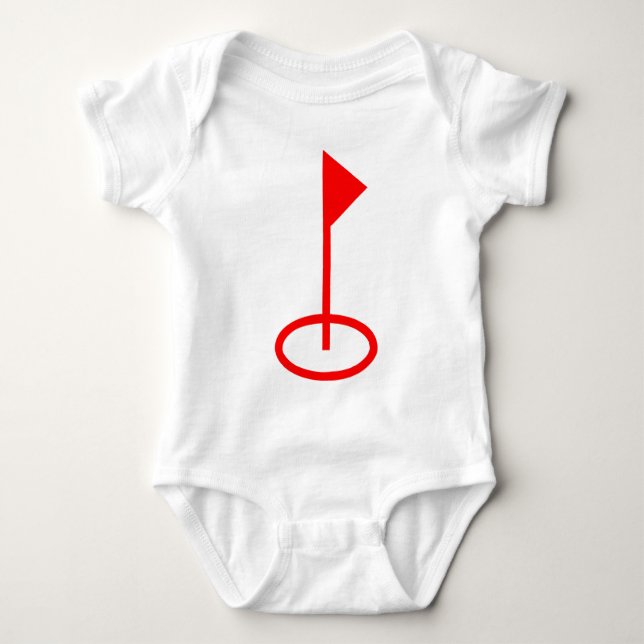 Body Para Bebê Símbolo de Golfe (Frente)