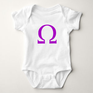 Body Para Bebê Símbolo de Omega