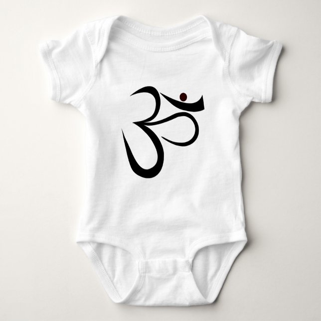 Body Para Bebê Símbolo Om (Frente)