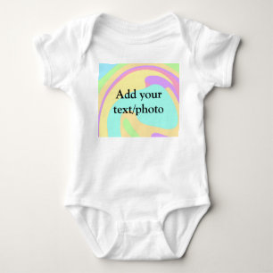 Body Para Bebê Simples acrilato de fluido adicione seu nome de te