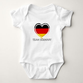Body Para Bebê Simples ALEMANHA Fan GERMAN Nome da equipe