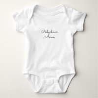 simples mínimo adicione o nome do texto baby showe