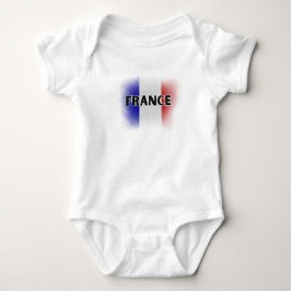 Body Para Bebê Simples Modern Love França Flag Paris Souvenir