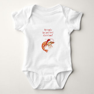 Body Para Bebê Simplesmente o Melhor Primeiro Natal - Bodysuit de