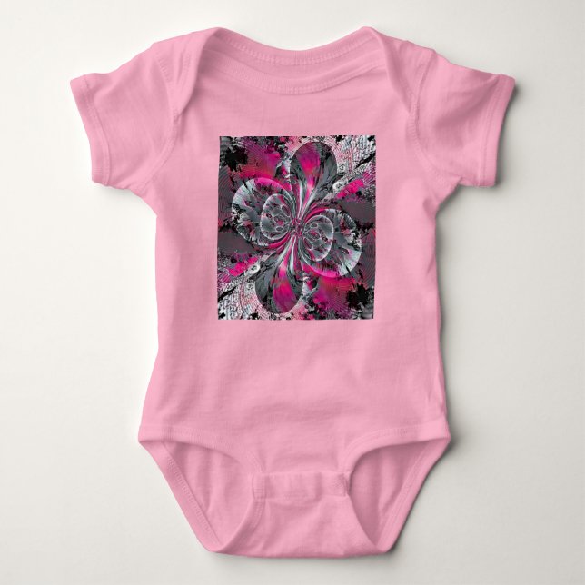 Body Para Bebê Sinais mistos Bebê Roupa (Frente)