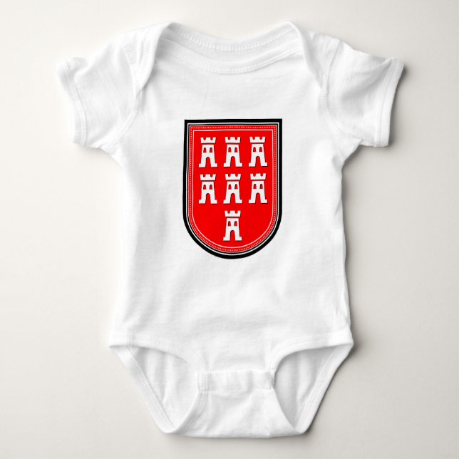 Body Para Bebê Sinal da Saxônia (Frente)