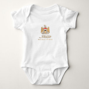 BODY PARA BEBÊ SINALIZAÇÃO DO IRAQUE NO EMBLEM IRAQUIANO ش ع 