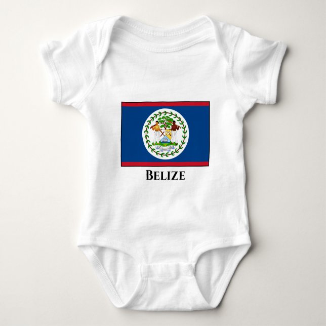 Body Para Bebê Sinalizador Belize (Frente)