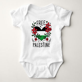 Body Para Bebê Sinalizador de palestina livre