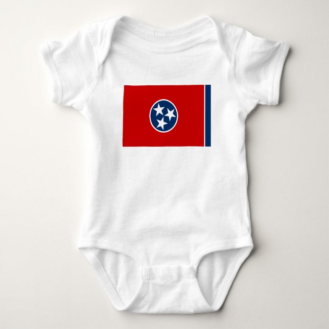 Body Para Bebê Sinalizador do Estado do Tennessee (Frente)