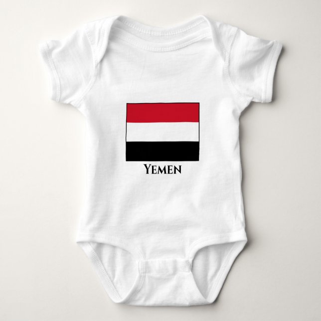 Body Para Bebê Sinalizador do Iêmen (Frente)