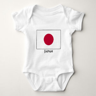 Body Para Bebê Sinalizador Japão (Japonês)