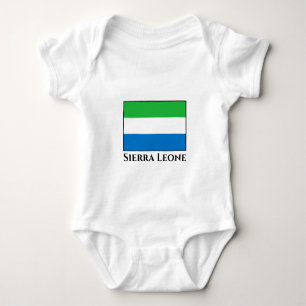Body Para Bebê Sinalizador Serra Leoa