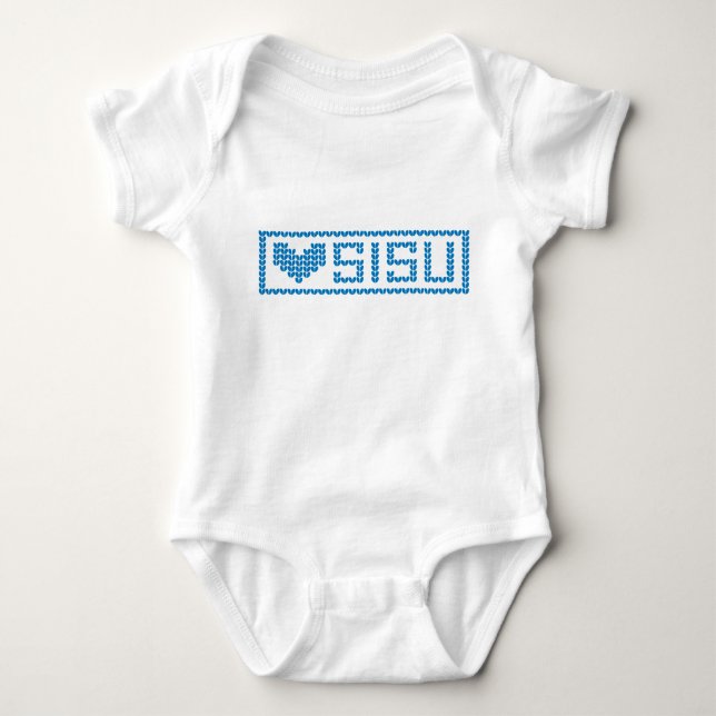 Body Para Bebê Sisu Heart Knit 3 Infantil Crawler (Frente)