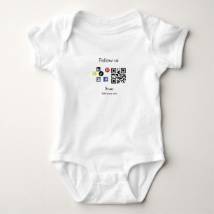 Body Para Bebê site simples de código de barras de código QR de e