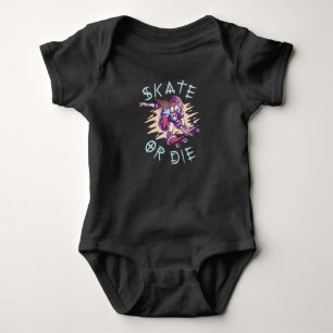 Body Para Bebê Skate ou morrer Skateboarder Girl