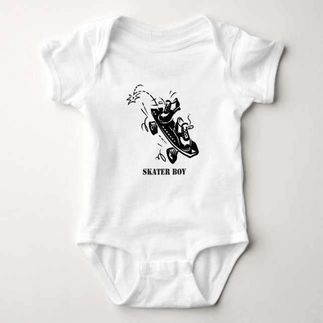 Body Para Bebê Skater Boy (Frente)