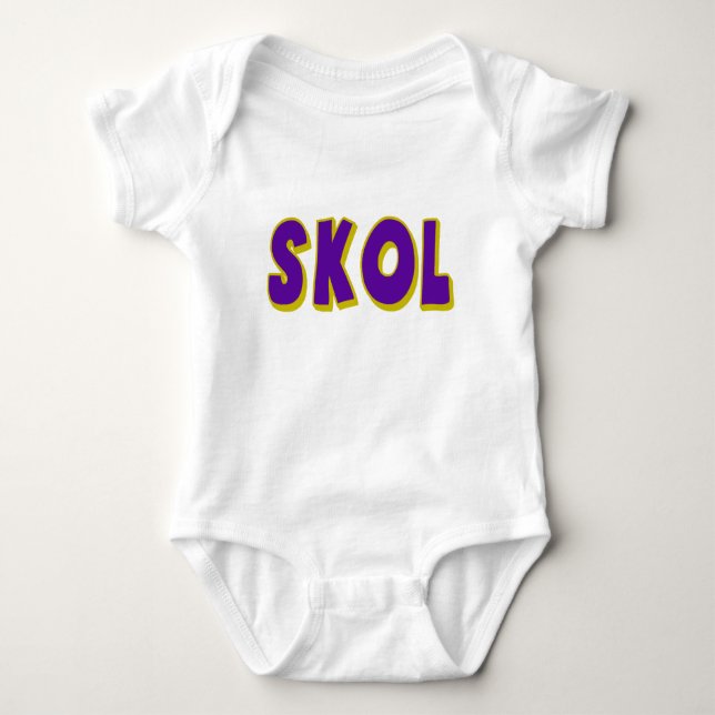 Body Para Bebê SKOL Baby Shirt (Frente)