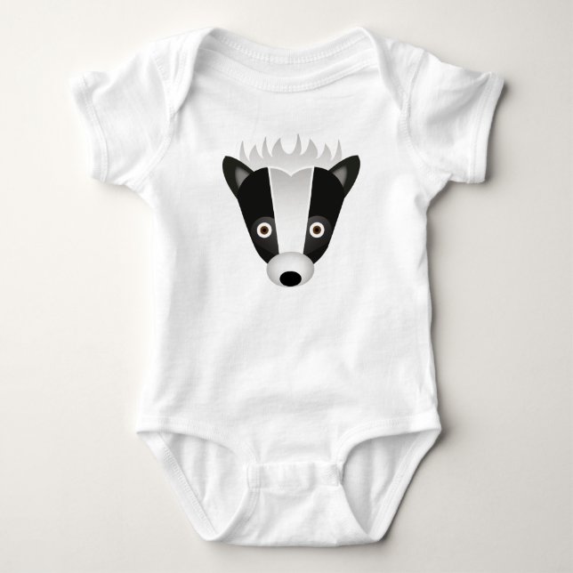 Body Para Bebê Skunk - Bebê Jersey Bodycase (Frente)