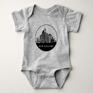 Body Para Bebê Skyline Nova Orleans Louisiana